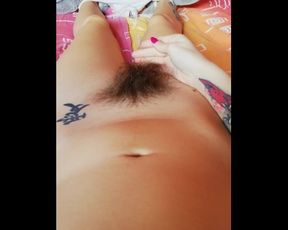 Playing with my Long Pussy Hair