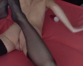Striptease for Casting Coach and Solo Masturbating Show for Money