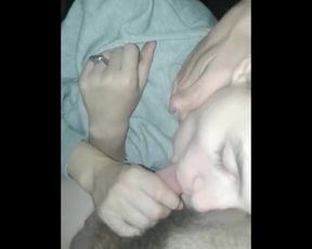 Sucking my Masters Cock