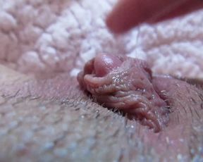Close up on my Wet Big Clit Pussy