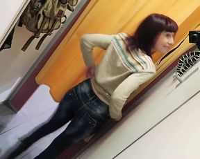 In a changing room