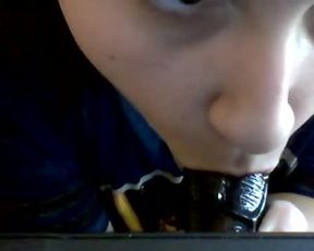 Slut Gags and Spits (POV)