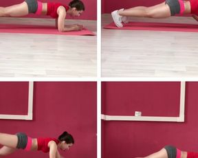 5 minutes booty workout - all the way up