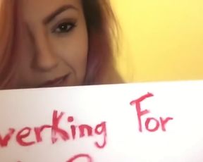 White Girl With Fat Booty Twerking HD!