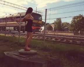 Public Flashing Train Drivers