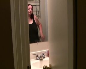 Spying on Wife Karma in the Shower - Part 1
