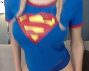 belle turns into supergirl
