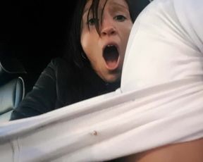 Public Parking Hot Teen want Cum