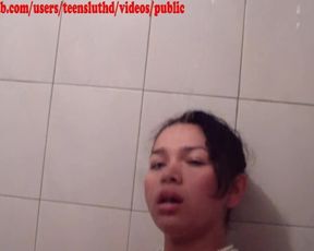 Horny Daddy Visits me in the Shower and has his way Fucking me