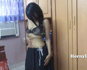 Indian Bhabhi with Big Ass Stripping Naked