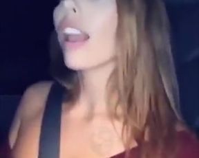 Dakota James Car Masturbation
