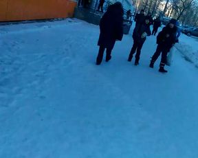 handjob in the toilet