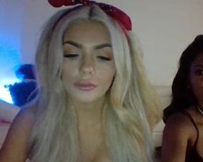 Elainaaxoxo and JiselLynn showing boobies