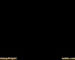 LindsayStrip4U - oil massage turned to sex