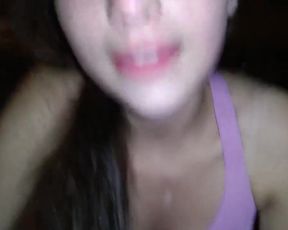 Amateur teen riding cock