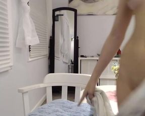 abbeyrain haging out and vibrating her teen pussy