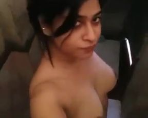 desi girl bathing hot
