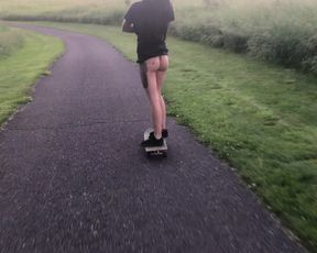 natasha grey first public creampie for sk8er girl