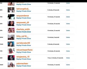 My Private Show List ;).