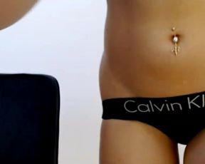 kayla- showing her pussy