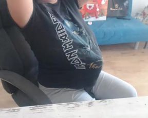 ilithyia riding a dildo and oiling boobs