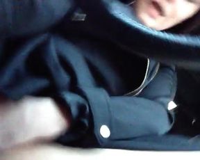 Saylem rubbing one out in her car