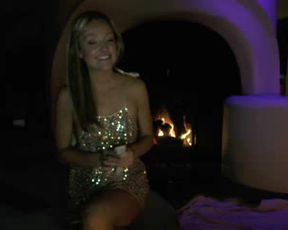 MJ gold dress